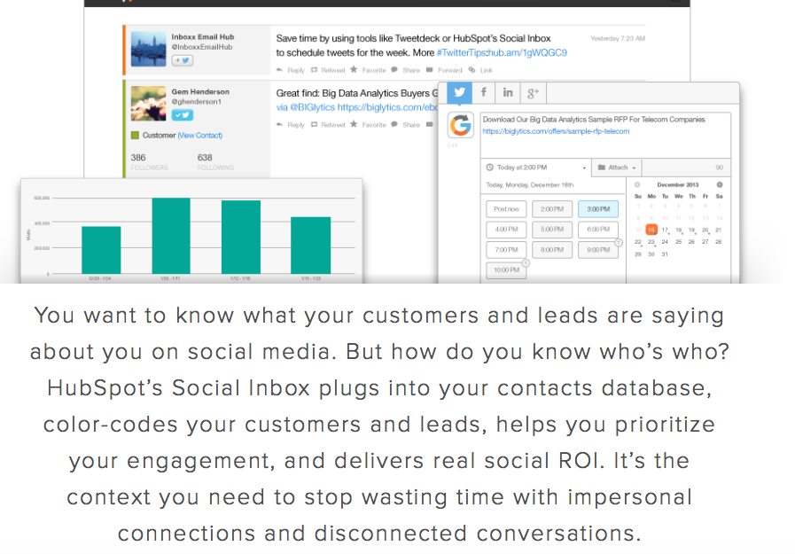 hubspot social inbox